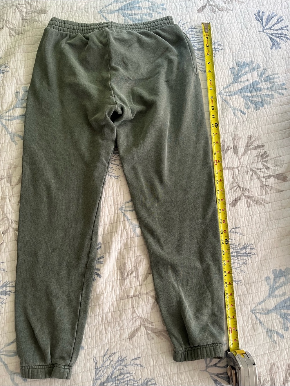 PINK Victoria's Secret Sage Green Fleece Lounge Joggers